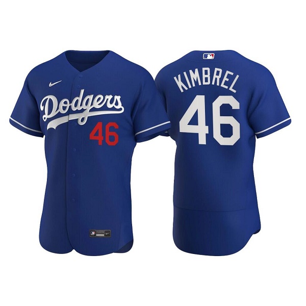 Men's Los Angeles Dodgers #46 Craig Kimbrel Royal Flex Base Stitched Jersey Men's Los Angeles Dodgers #46 Craig Kimbrel Royal Flex Base Stitched Jersey